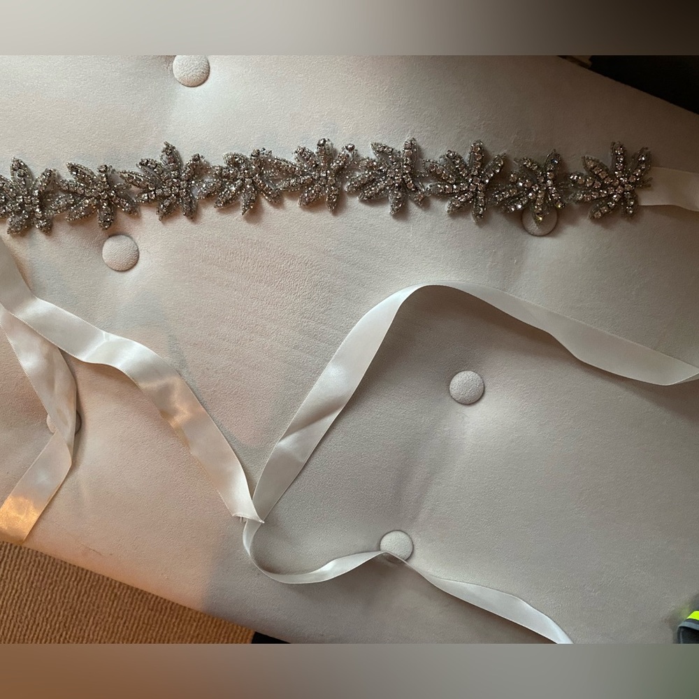 Wedding dress sash/belt